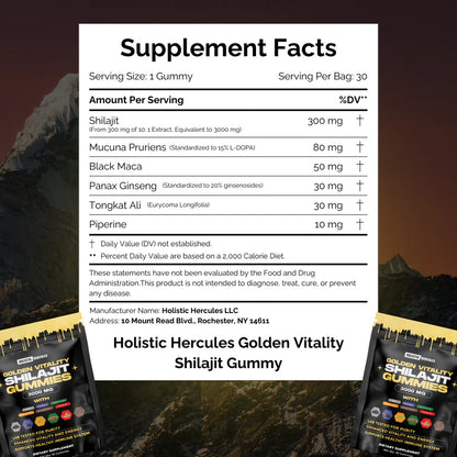 New version of Shilajit gummies