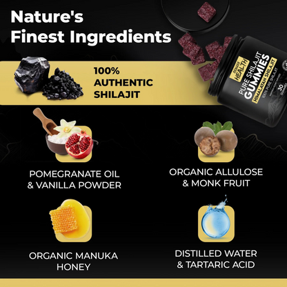 Drmarkhealth SHILAJITTM Pure Shilajit Gummies