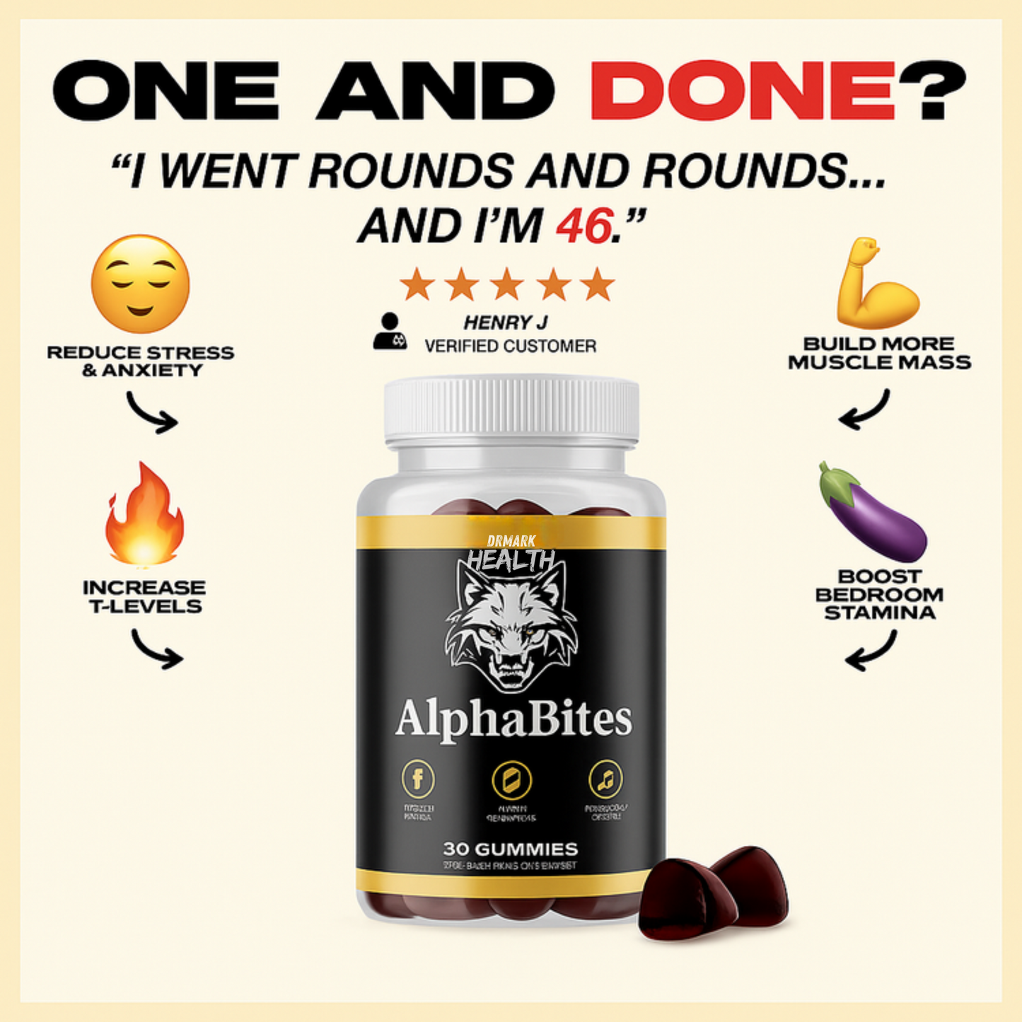 Drmarkhealth AlphaBite Multi Gummies