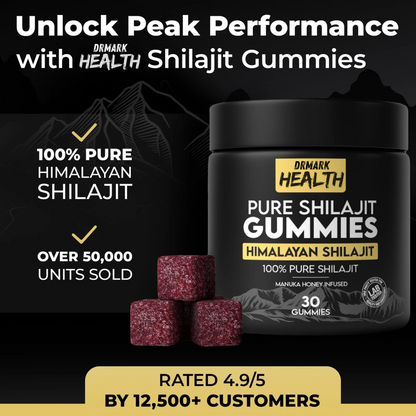 Drmarkhealth SHILAJITTM Pure Shilajit Gummies