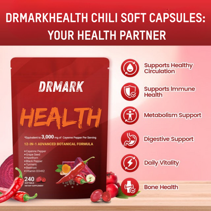 Chili pepper soft capsule