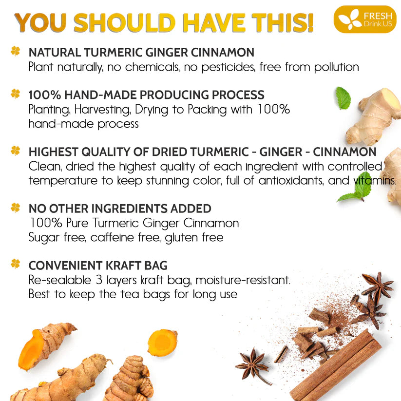 Turmeric Ginger Herbal Tea