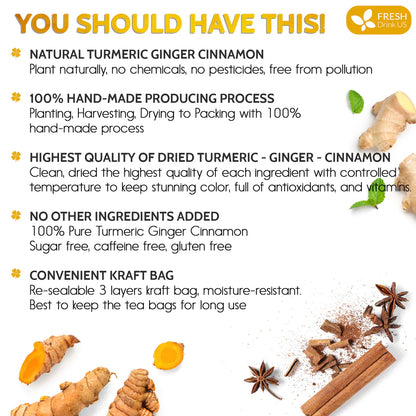 Turmeric Ginger Herbal Tea