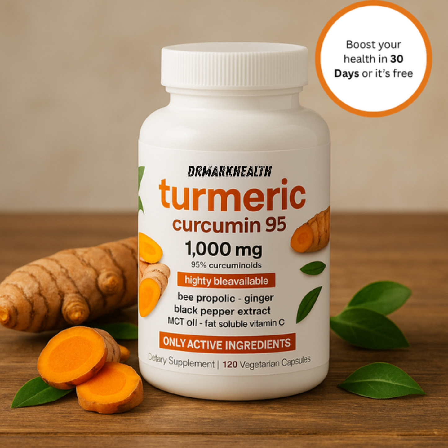 Drmarkhealth All Natural Curcumin 95
