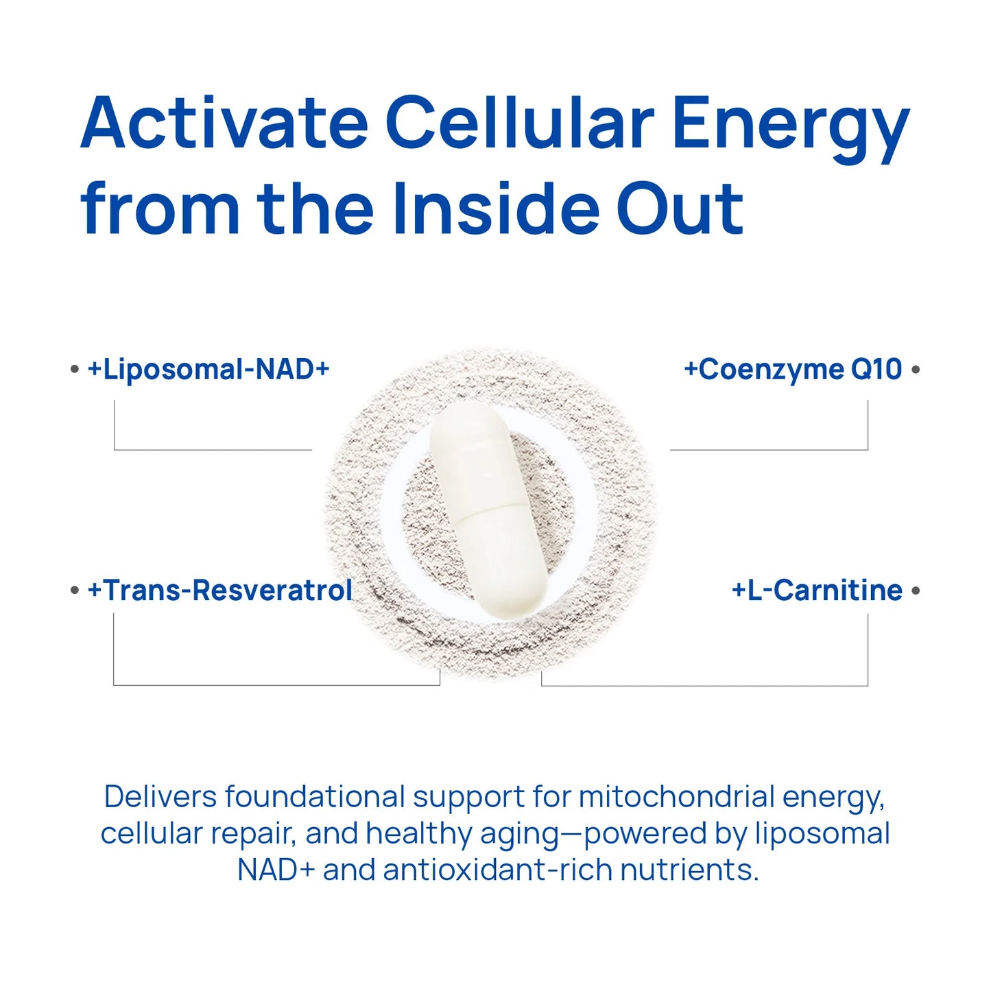 Drmarkhealth NAD+ Supplement for Men - 60 Capsules