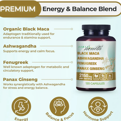Drmarkhealth4-in-1 Black Maca+ Blend