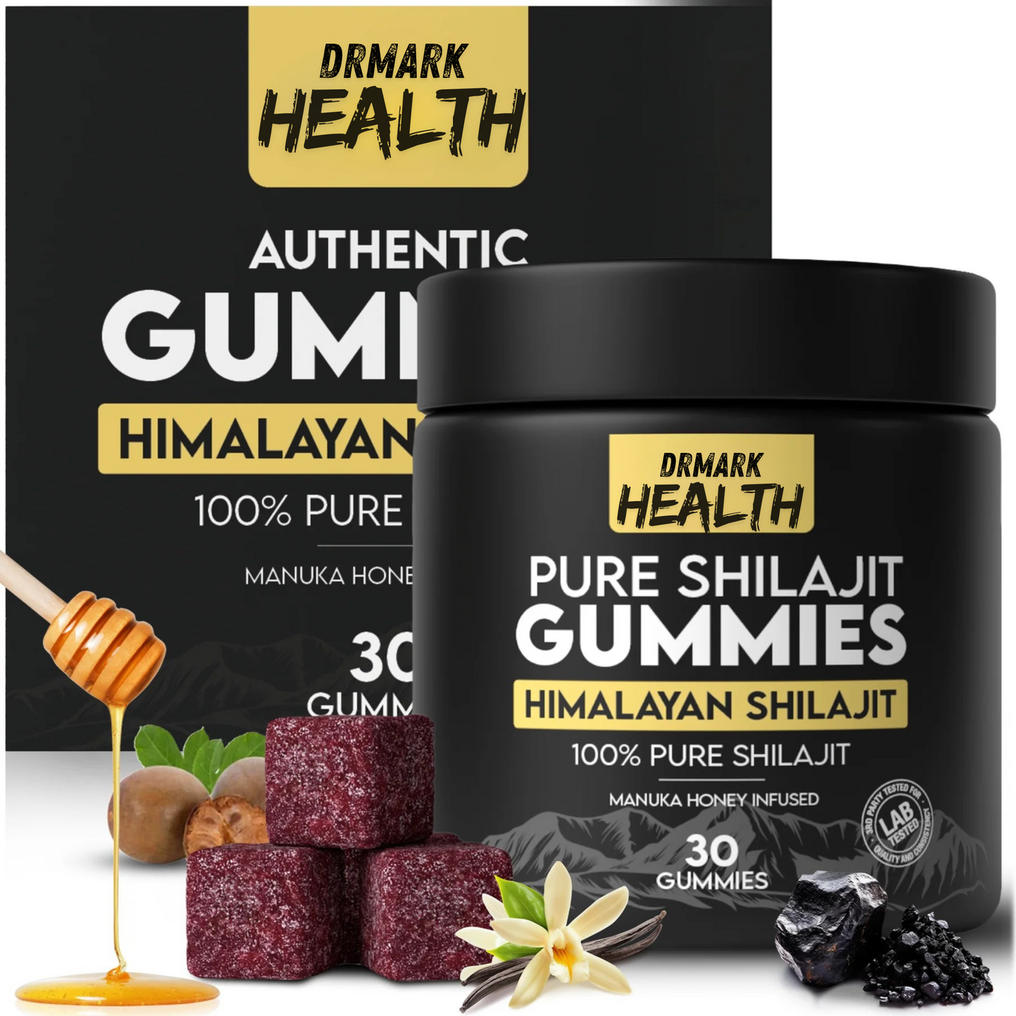 Drmarkhealth SHILAJITTM Pure Shilajit Gummies