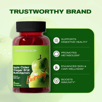 Drmarkhealth Apple Cider Vinegar Gummies with B12 Multivitamin