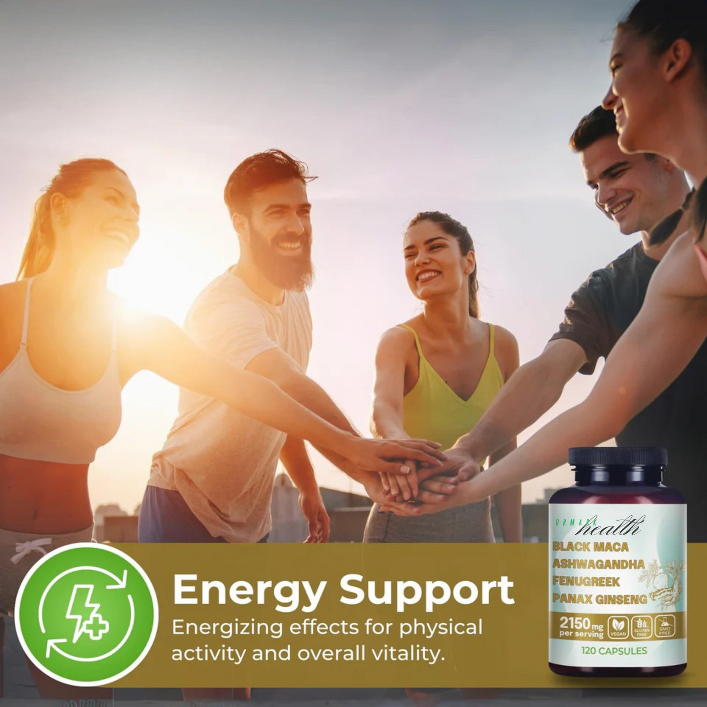 Drmarkhealth4-in-1 Black Maca+ Blend