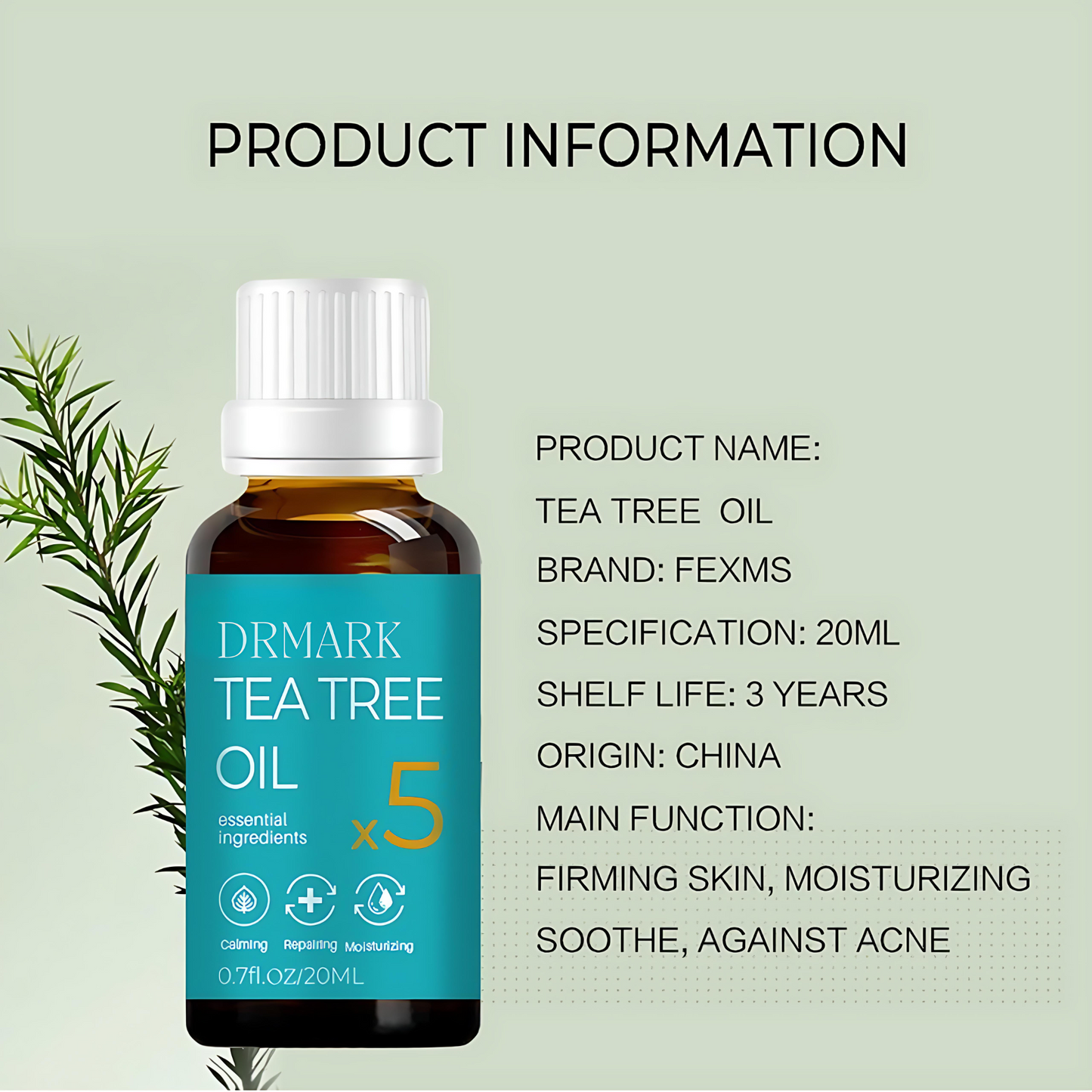 Drmarkhealth Tea Tree Oil Acne Essence