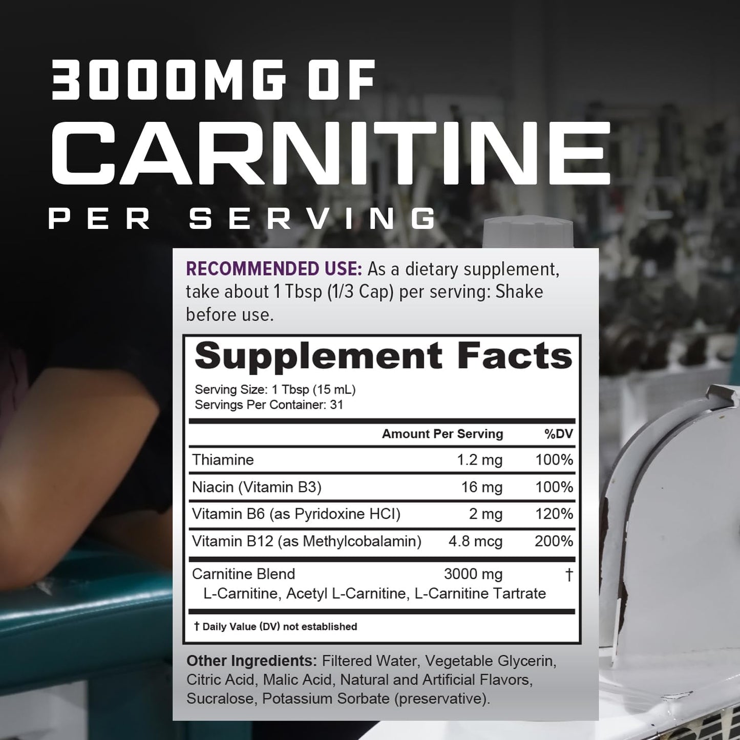 Carnitine 3000TM - For Dads Reclaiming Strength, Energy & Confidence