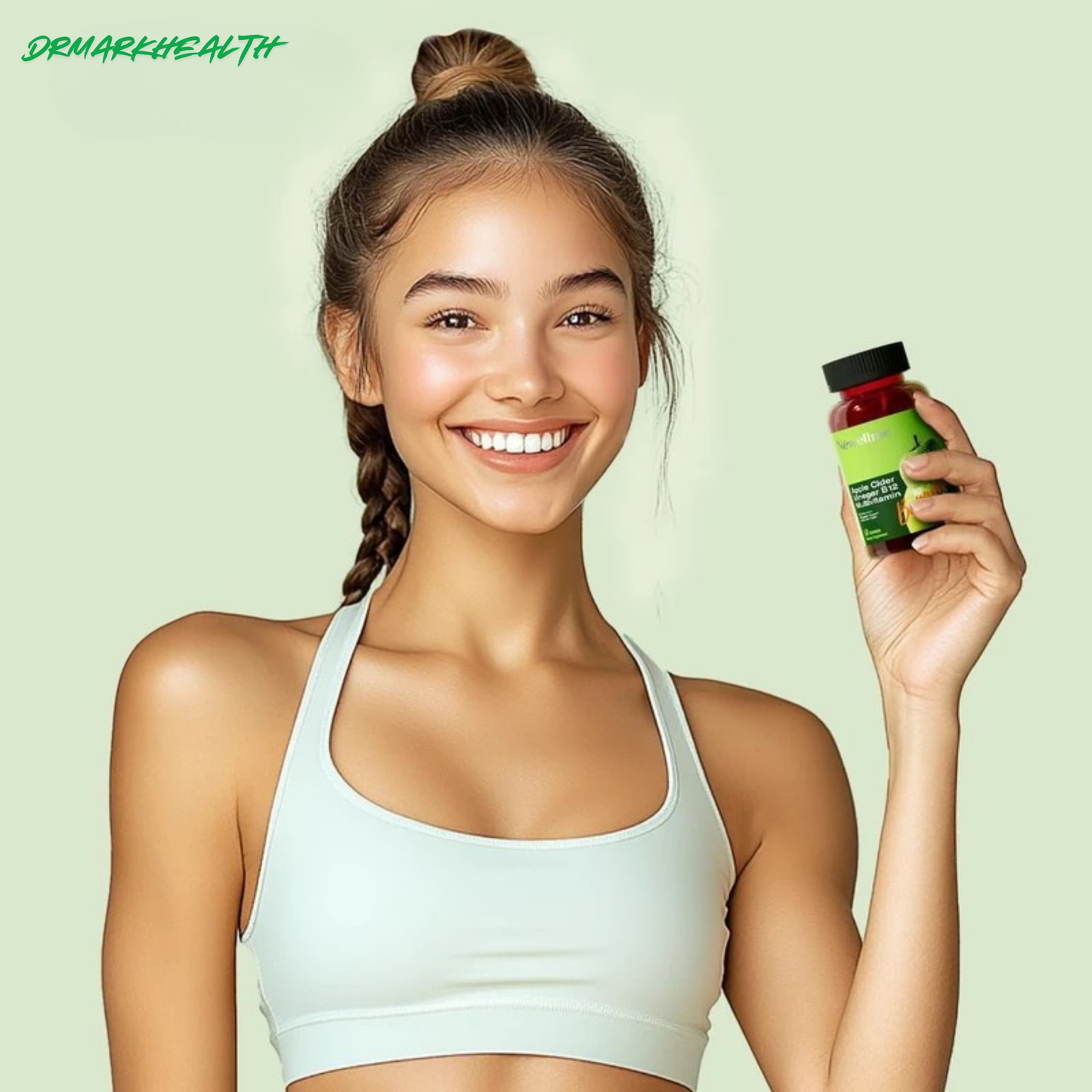 Drmarkhealth Apple Cider Vinegar Gummies with B12 Multivitamin