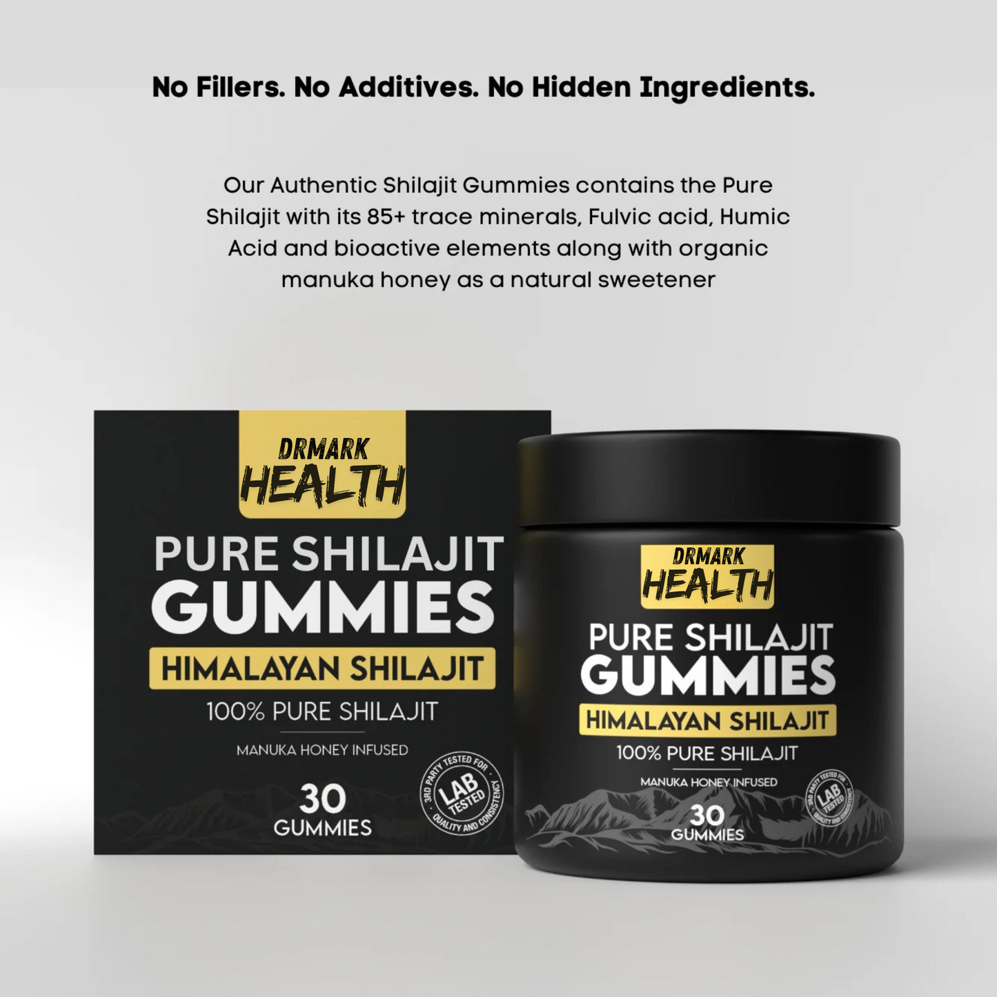 Drmarkhealth SHILAJITTM Pure Shilajit Gummies