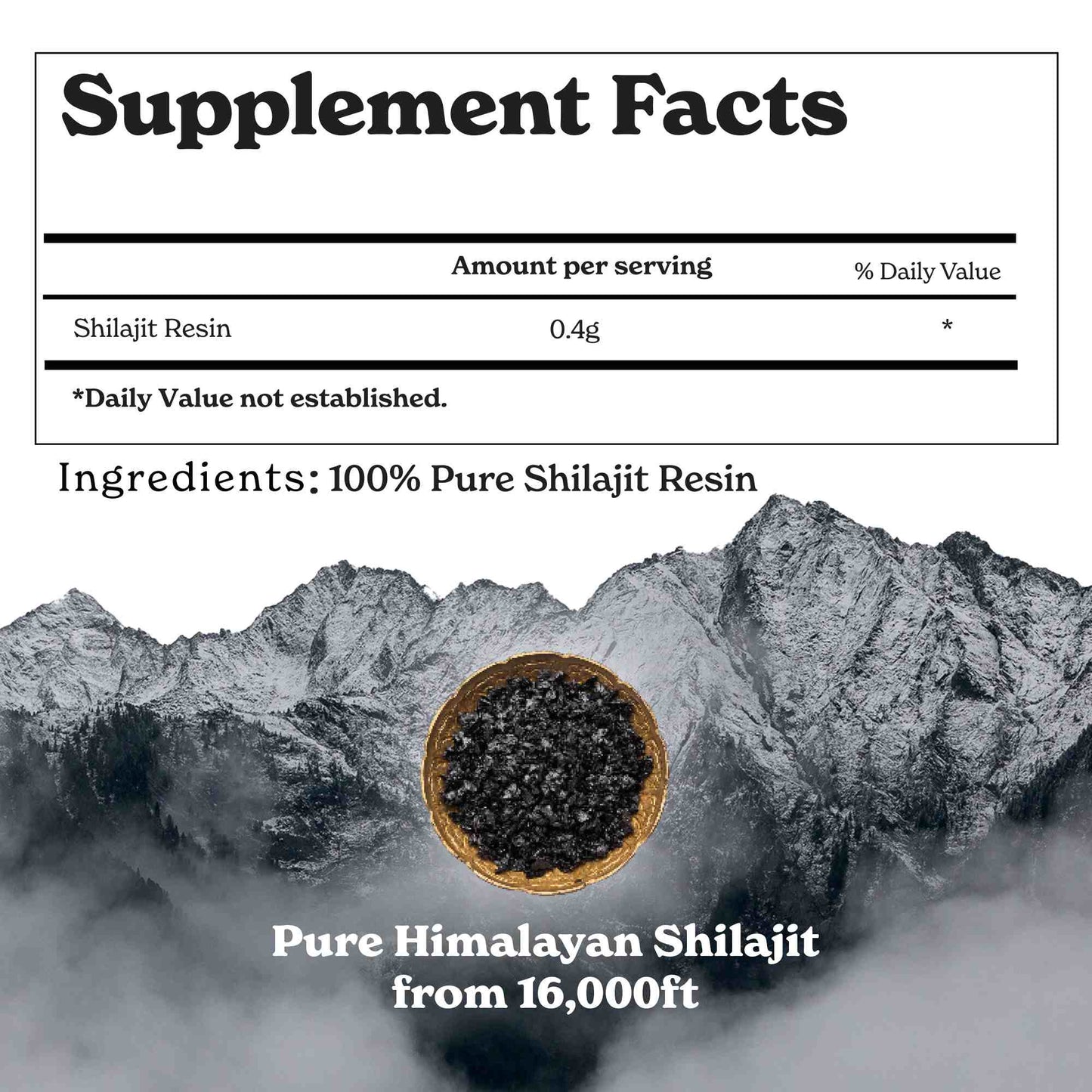 Himalayan Shilajit Resin