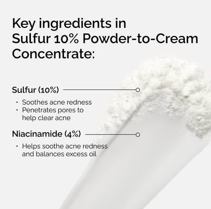 Sulfur 10% Powder-to-Cream Concentrate