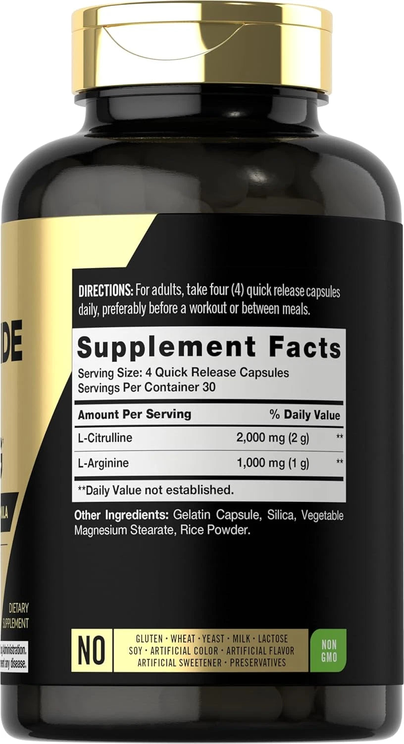 Nitric oxide supplements